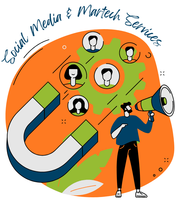 social media &Martech services banner